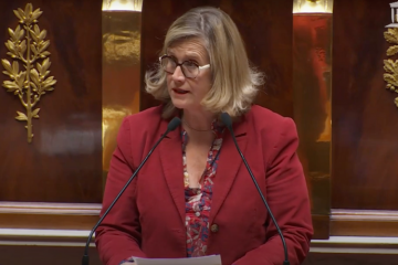 Marie-Hélène Poussier-Winsback, ministre déléguée chargée de l'ESS, de l'intéressement et de la participation. Crédit : Assemblée nationale.