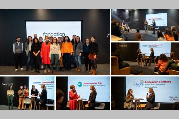 Photo de la cérémonie de remise de prix de l’appel à projets de la Fondation Free